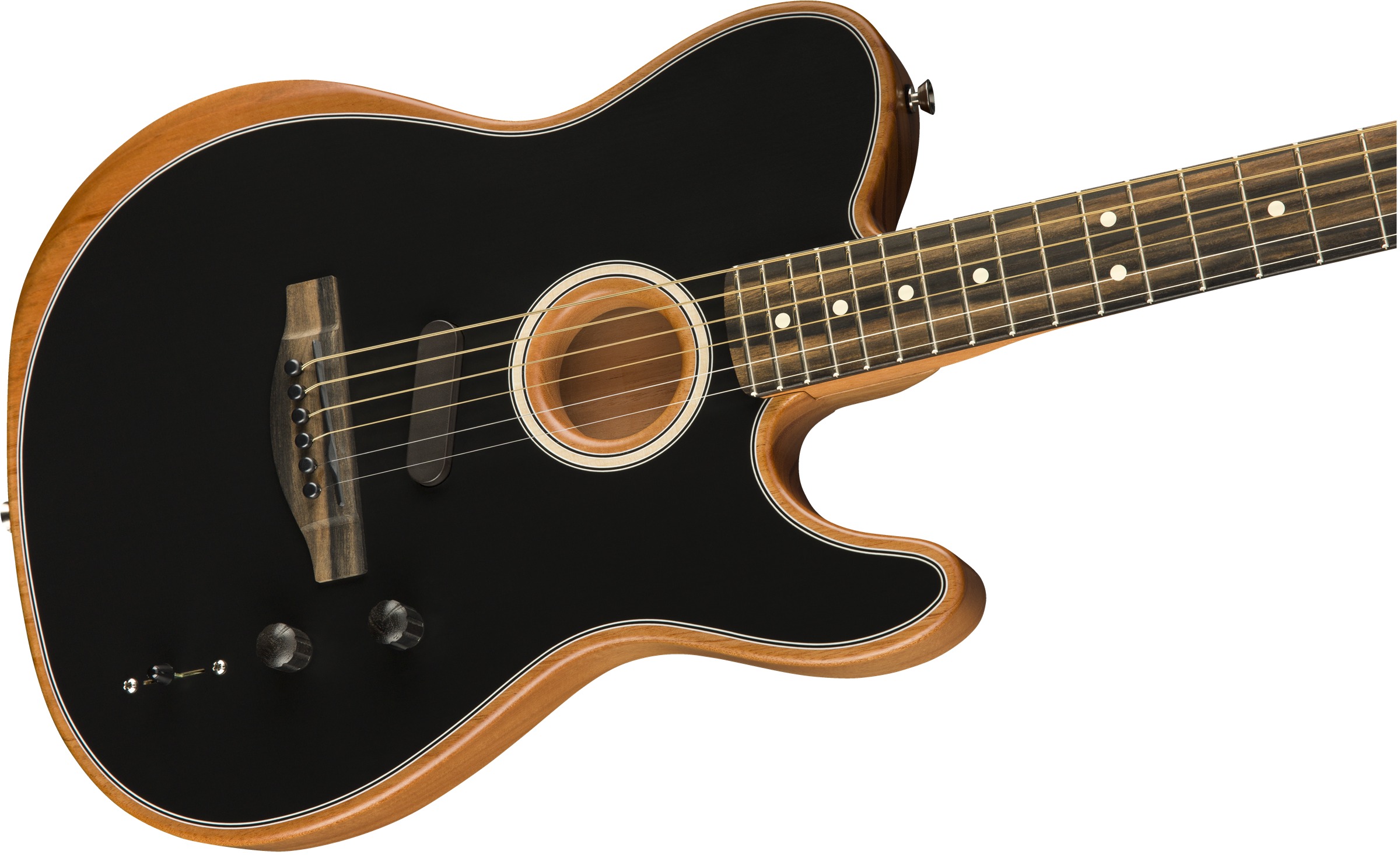 Fender American Acoustasonic Telecaster Guitar - Black